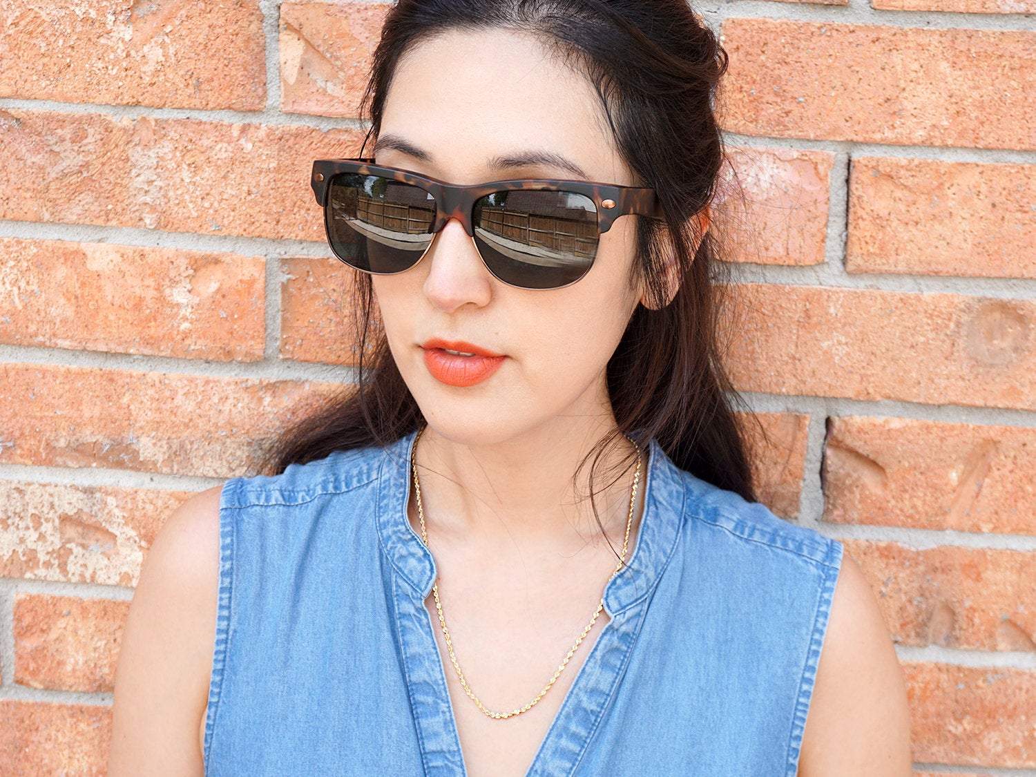 Hollow Gold Rope Chain Necklace in 10K Yellow Gold Model