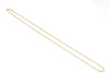 Hollow Gold Rope Chain Necklace in 10K Yellow Gold top