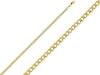 Cuban Chain Necklace (3.5 mm) in 14K Gold