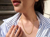 Cuban Chain Necklace (3.5 mm) in 14K Gold