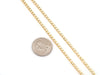 Cuban Chain Necklace (3.5 mm) in 14K Gold