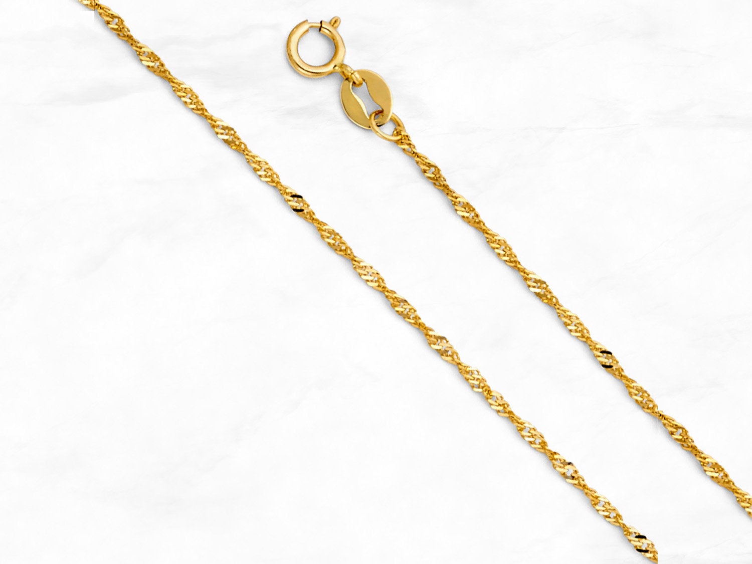 14K Flower Heart Initial Necklace • Gold Letter A-Z Charm Necklace Set • Real Yellow Rose Gold Alphabet •