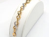 Infinity Link Bracelet in 14K Two Tone Gold