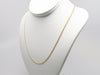 14K Gold Cuban Chain • 2.3 mm width • 14K Gold Chain Necklace • Slim Hollow Gold Cuban Necklace • Everyday Minimal Necklace