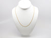 14K Gold Cuban Chain • 2.3 mm width • 14K Gold Chain Necklace • Slim Hollow Gold Cuban Necklace • Everyday Minimal Necklace