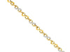 Infinity Link Bracelet in 14K Two Tone Gold