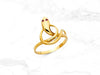 Coiled Snake Ring in 14K Gold